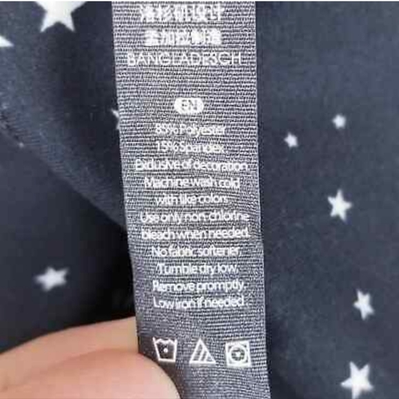 WILDFOX SWEAT Black Scattered Star Leggings Size Small - Picture 8 of 10